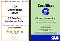 Top Onlineshop 2020 � GLS Zertifikat 