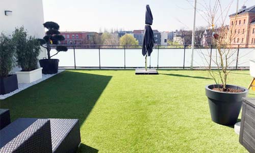Kunstrasen f�r Ihre Terrasse